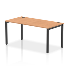 Load image into Gallery viewer, Impulse 1600 Black Oak Single Bench Desk