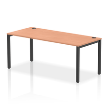 Load image into Gallery viewer, Impulse 1800 Black Beech Single Bench Desk