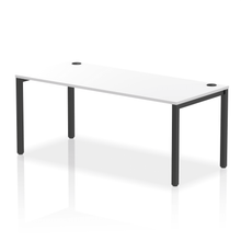 Load image into Gallery viewer, Impulse 1800 Black White Single Bench Desk