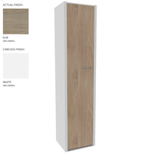 Load image into Gallery viewer, Roma Single Office Cupboard In White & Elm Finish