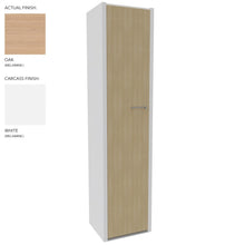 Load image into Gallery viewer, Roma Single Office Cupboard In White & Oak Finish