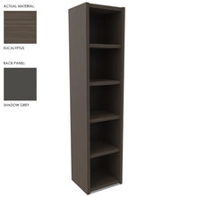 Load image into Gallery viewer, Roma Single Office Shelving Unit Eucalyptus with Shadow Grey Back