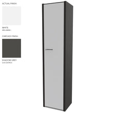 Load image into Gallery viewer, Roma Single Office Cupboard in Shadow Grey & White Finish (Right Hand Opening)