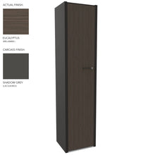 Load image into Gallery viewer, Roma Single Office Cupboard in Shadow Grey & Eucalyptus Finish