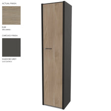 Load image into Gallery viewer, Roma Single Office Cupboard in Shadow Grey & Elm Finish (Right Hand Opening)