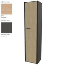 Load image into Gallery viewer, Roma Single Office Cupboard in Shadow Grey & Oak Finish (Right Hand Opening)