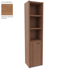 Load image into Gallery viewer, Roma Single Office Cabinet in American Walnut Finish (Left Hand Opening)