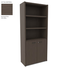 Load image into Gallery viewer, Roma Office Cabinet with Shelves in Eucalyptus Finish