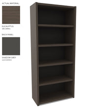 Load image into Gallery viewer, Roma Double Office Shelving Unit Eucalyptus with Shadow Grey Back