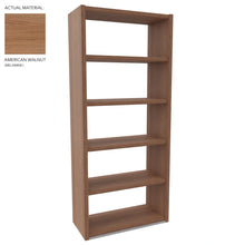 Load image into Gallery viewer, Roma Double Office Shelving Unit American Walnut Open Back