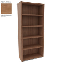 Load image into Gallery viewer, Roma Double Office Shelving Unit American Walnut