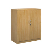 Load image into Gallery viewer, Oak Office Cupboard 2 Shelves