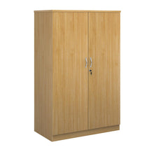 Load image into Gallery viewer, Oak Office Cupboard 3 Shelves
