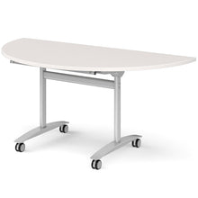 Load image into Gallery viewer, Onyx 180 Folding Training Table, Light Grey Top with Silver Legs