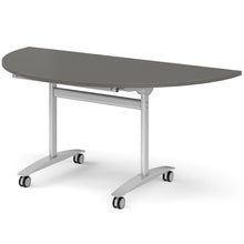 Load image into Gallery viewer, Onyx 180 Folding Training Table, Onyx Grey Top with Silver Legs