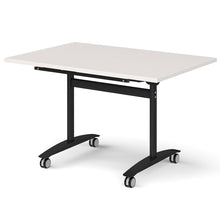 Load image into Gallery viewer, Onyx Folding Training Table, Black Leg, Light Grey Worktop, 1200mm