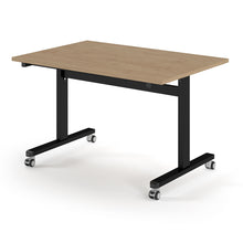 Load image into Gallery viewer, Core 1200mm Flip Top Table in Kendal Oak with Black Frame