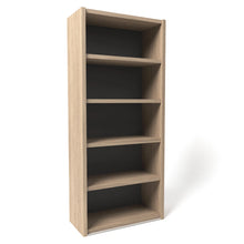 Load image into Gallery viewer, Roma Single Office Shelving Unit Elm & Shadow Grey