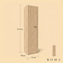 Load image into Gallery viewer, Roma Single Office Cupboard Measurement Diagram