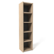 Load image into Gallery viewer, Roma Single Office Shelving Unit Elm & Shadow Grey