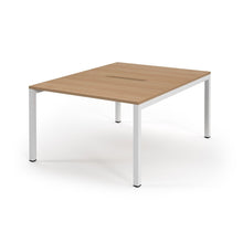 Load image into Gallery viewer, Connection 1200 Beech White Bench Desk