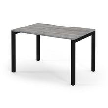 Load image into Gallery viewer, Connection 1200 Black Grey Oak Office Desk