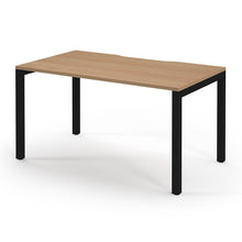 Load image into Gallery viewer, Connection 1400 Black Beech Office Desk