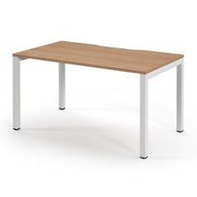 Load image into Gallery viewer, Connection 1400 White Beech Office Desk