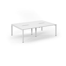 Load image into Gallery viewer, Connection 2400 White Bench Desk