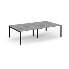 Load image into Gallery viewer, Connection 2800 Grey Oak Black Bench Desk