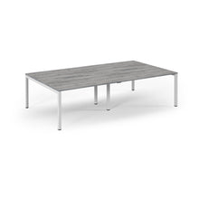 Load image into Gallery viewer, Connection 2800 Grey Oak Silver Bench Desk