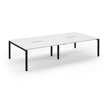 Load image into Gallery viewer, Connection 3200 White Black Bench Desk