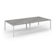 Load image into Gallery viewer, Connection 3200 Grey Oak White Bench Desk