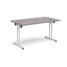 Load image into Gallery viewer, ProFold 1400 White Grey Oak Folding Desk