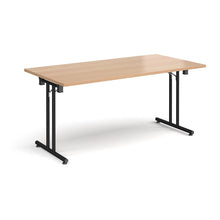 Load image into Gallery viewer, ProFold 1600 Black Beech Folding Desk
