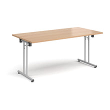 Load image into Gallery viewer, ProFold 1600 Silver Beech Folding Desk