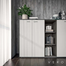 Load image into Gallery viewer, Vero Office Cabinet and Open Shelves in High End Work Space