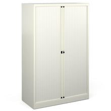 Load image into Gallery viewer, White Tambour Cupboard 1570mm