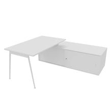Load image into Gallery viewer, Symphony 140 Corner Desk White