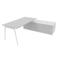 Load image into Gallery viewer, Symphony 180 Corner Desk Grey & White