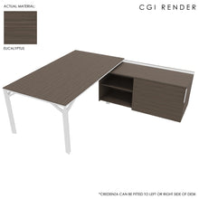 Load image into Gallery viewer, Maya 189cm Corner Desk Eucalyptus with White Legs