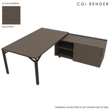 Load image into Gallery viewer, Maya 189cm Corner Desk Eucalyptus with Shadow Grey Legs