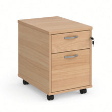 Load image into Gallery viewer, Connection Under Desk Drawer Unit with A4 Filing Capacity in Beech Finish