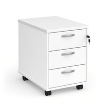 Load image into Gallery viewer, Connection Under Desk 3 Drawer Unit in White Finish