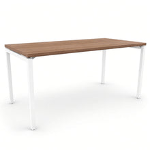 Load image into Gallery viewer, Mila Office Desk in Walnut with White legs