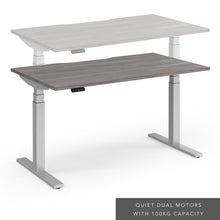 Load image into Gallery viewer, Spire Height Adjustable Desk in Upper and Lower positions