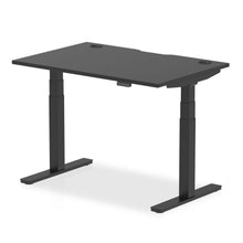 Load image into Gallery viewer, Black Adjustable Height Standing Desk