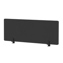 Load image into Gallery viewer, 1200 x 400mm Black Desk Screen