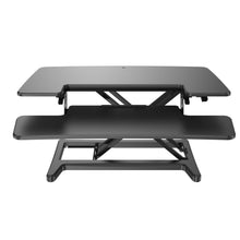 Load image into Gallery viewer, Sora Height Adjustable Sit-Stand Workstation for Desks