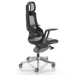 Adaptive Black Mesh Ergonomic Chair Back Angle